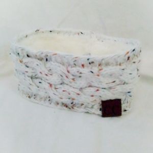 C.C exclusive womens white with blue tan headband